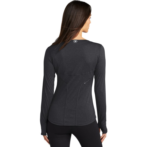 OGIO ENDURANCE Ladies Long Sleeve Pulse Crew