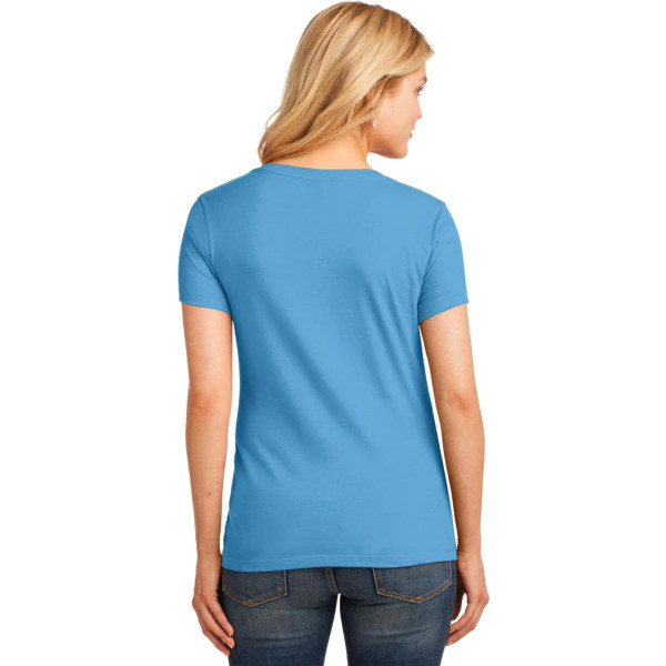 Port & Company Ladies Core Cotton V-Neck Tee