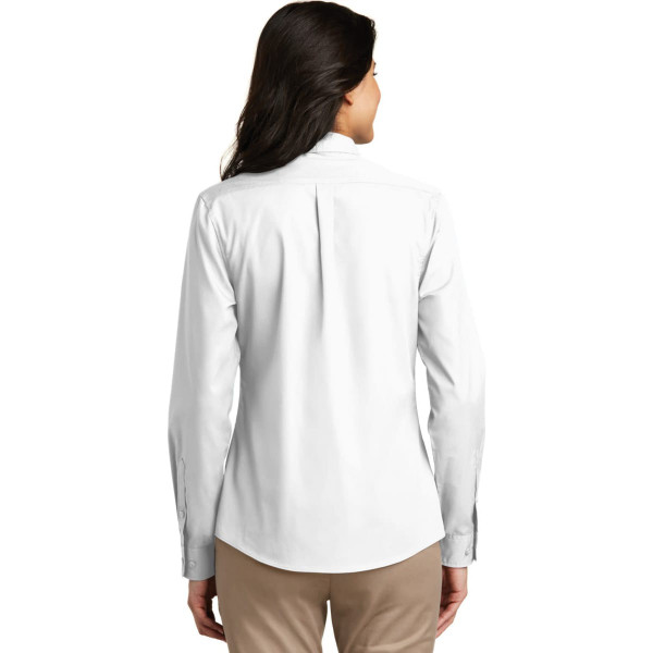 Port Authority Ladies Long Sleeve Carefree Poplin Shirt