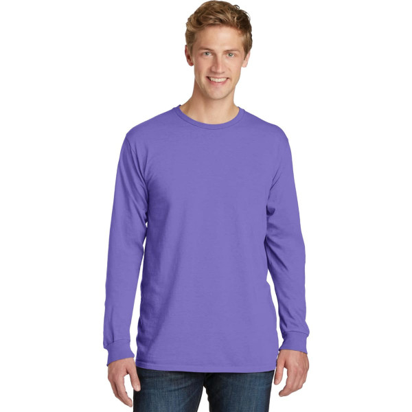 Port & Company Pigment-Dyed Long Sleeve Tee