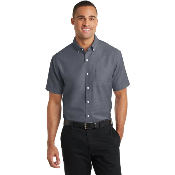 Port Authority Short Sleeve SuperPro Oxford Shirt