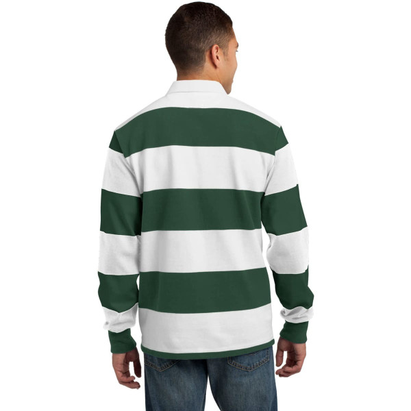 Sport-Tek Classic Long Sleeve Rugby Polo