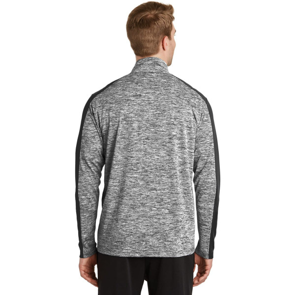 Sport-Tek PosiCharge Electric Heather Colorblock 1/4-Zip Pullover