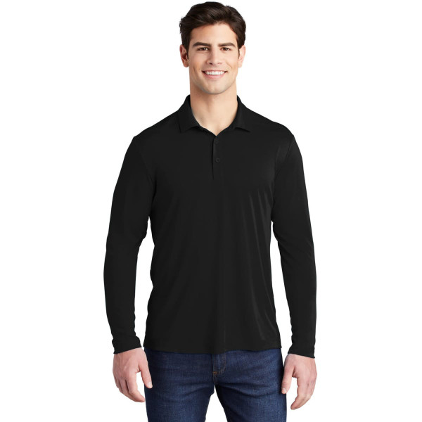 Sport-Tek Posi-UV Pro Long Sleeve Polo