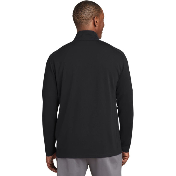 Sport-Tek Sport-Wick Textured 1/4-Zip Pullover