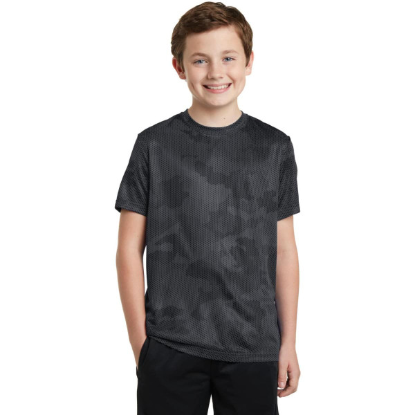 Sport-Tek Youth CamoHex Tee