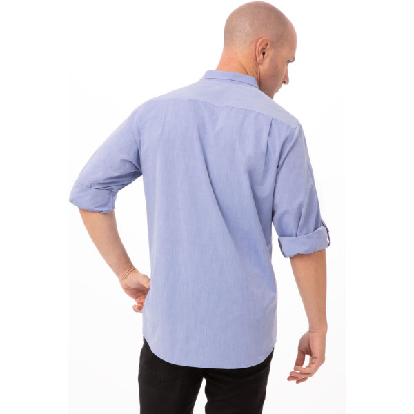 Modern Chambray Men's Dress Shirt