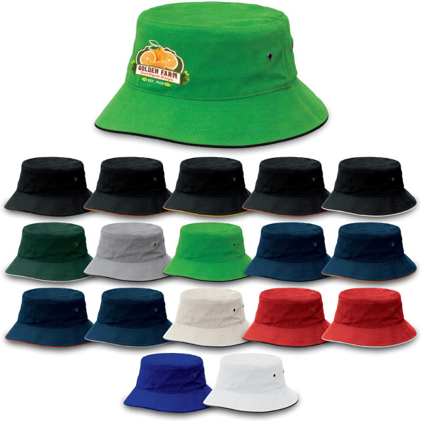 Sandwich Brim Bucket Hat