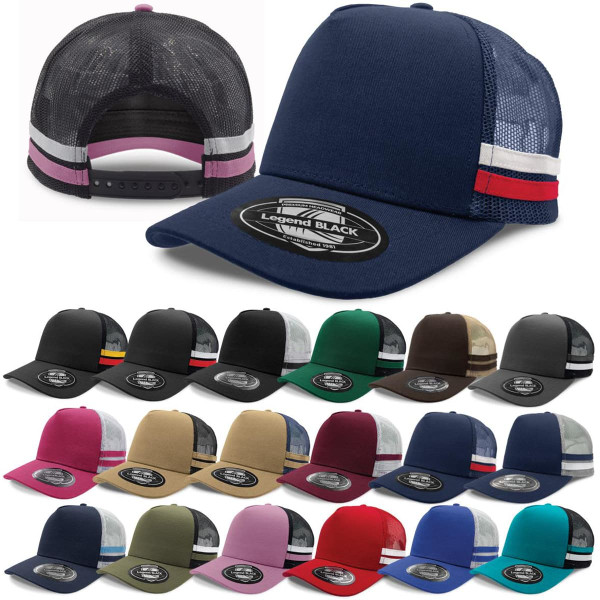 Striped Trucker