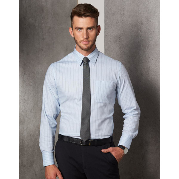 Mens L/S Stripe Shirt