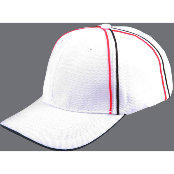 Tri-color pique mesh structured cap