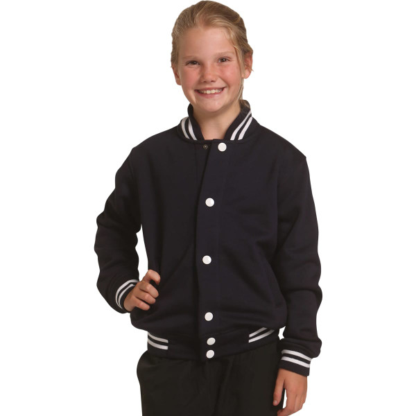 Kid's Fleece Varsity Jacket