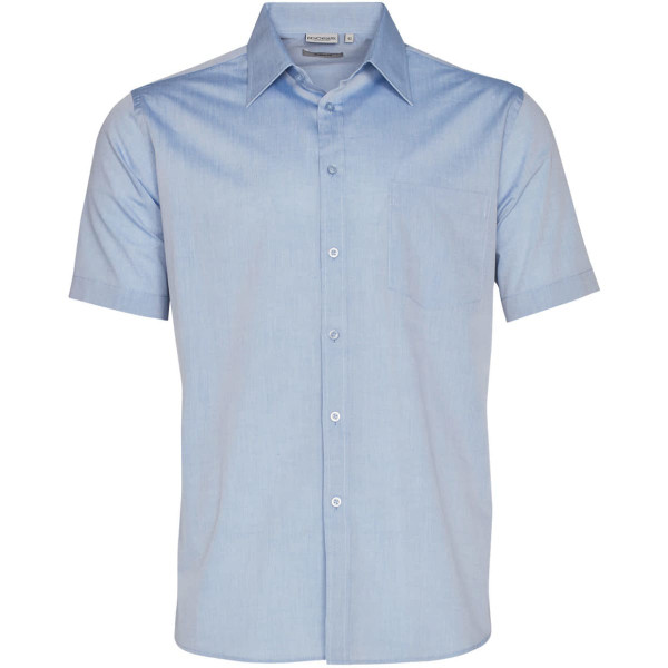 Men's Fine Chambray Short Sleeve Shirt