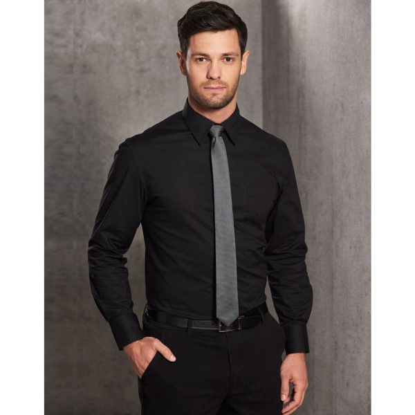 Men's Cotton/Poly Stretch L/S Shirt