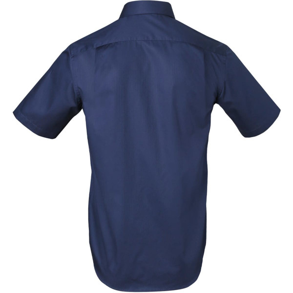 Men's Dobby Striped Taped S/S Shirt