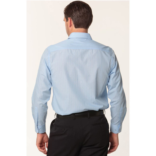 Men's Pin Stripe Long Sleeve Shirt
