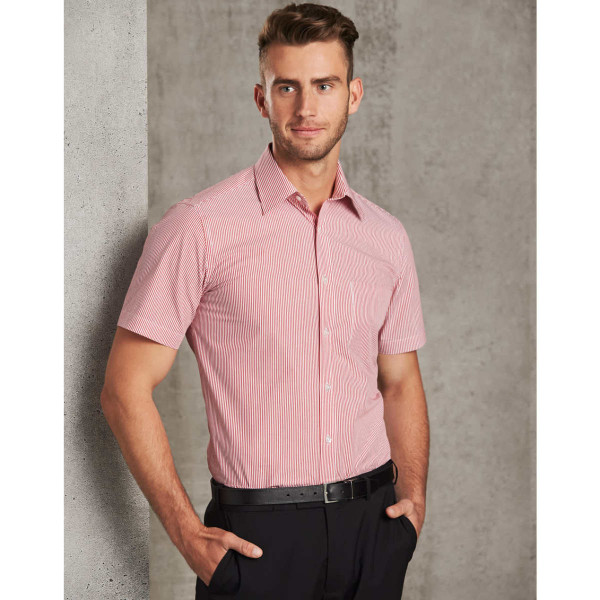 Men's Balance Stripe Short Sleeve Shirt