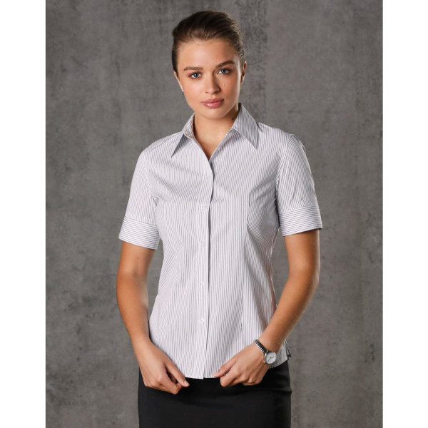 Women's Ticking Stripe S/S Shirt