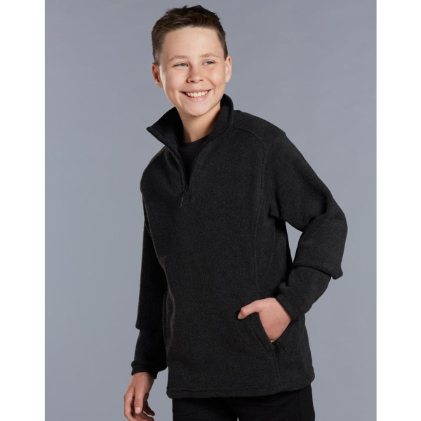 Kid's Half Zip Polar Fleece Pullover