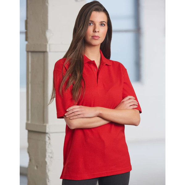 Unisex poly/cotton pique S/L
