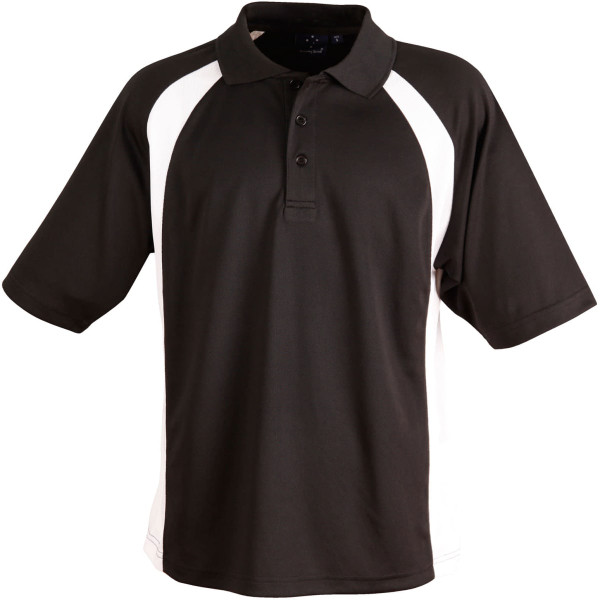 Men's CoolDry Micro-mesh Contrast Colour Polo