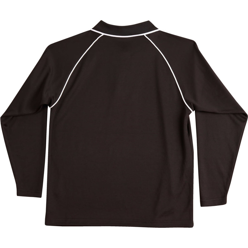 Kid's cooldry raglan L/S polo