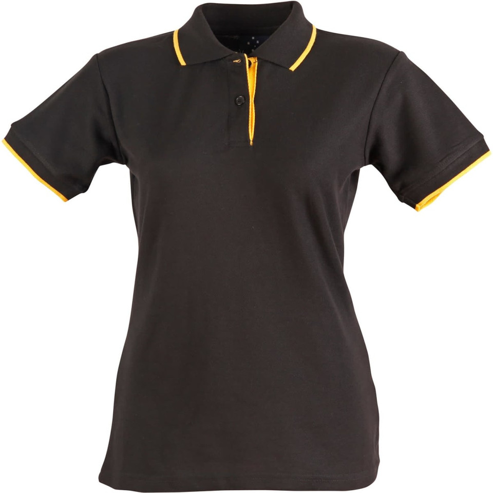 Ladies' Poly/Cotton Contrast Pique S/S Polo