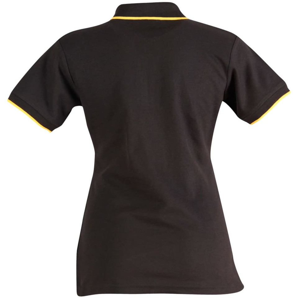 Ladies' Poly/Cotton Contrast Pique S/S Polo