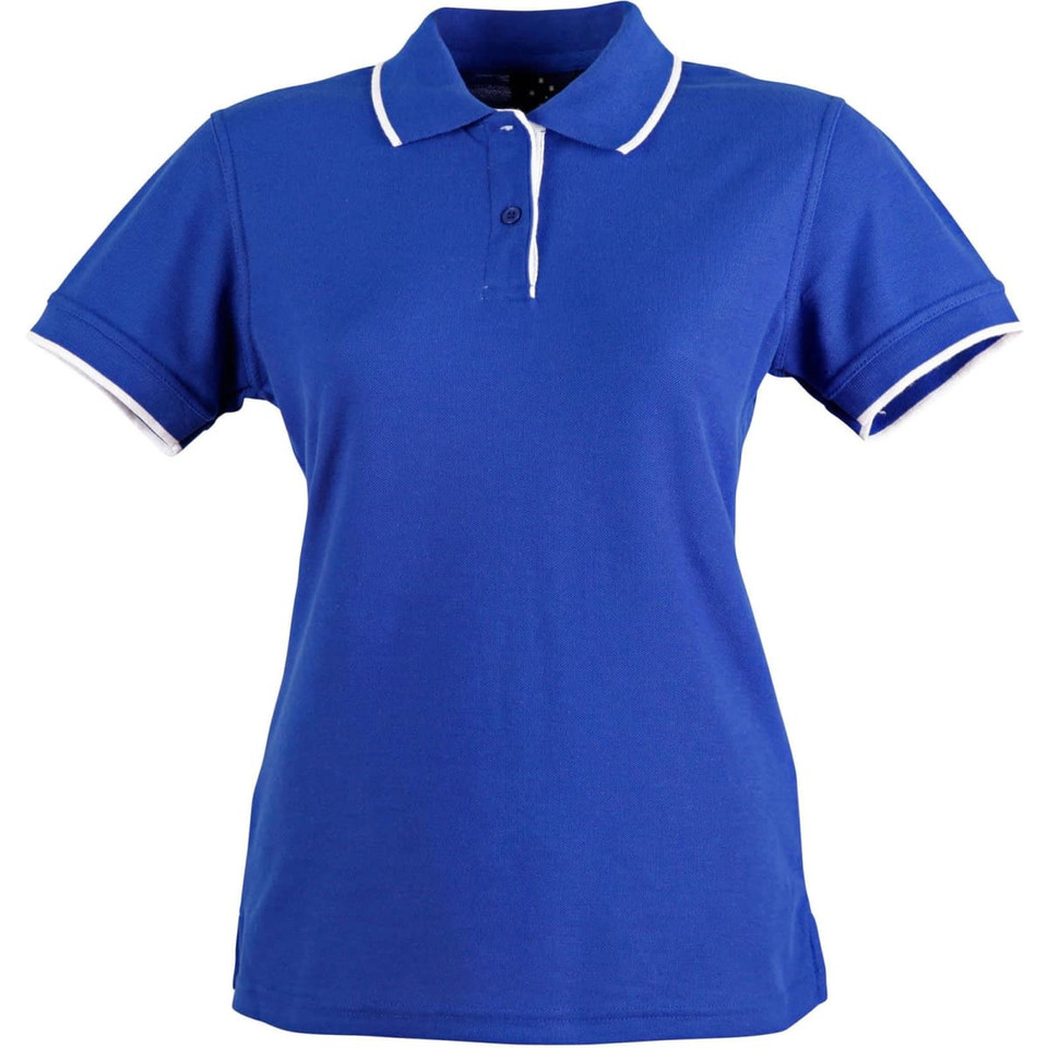 Ladies' Poly/Cotton Contrast Pique S/S Polo