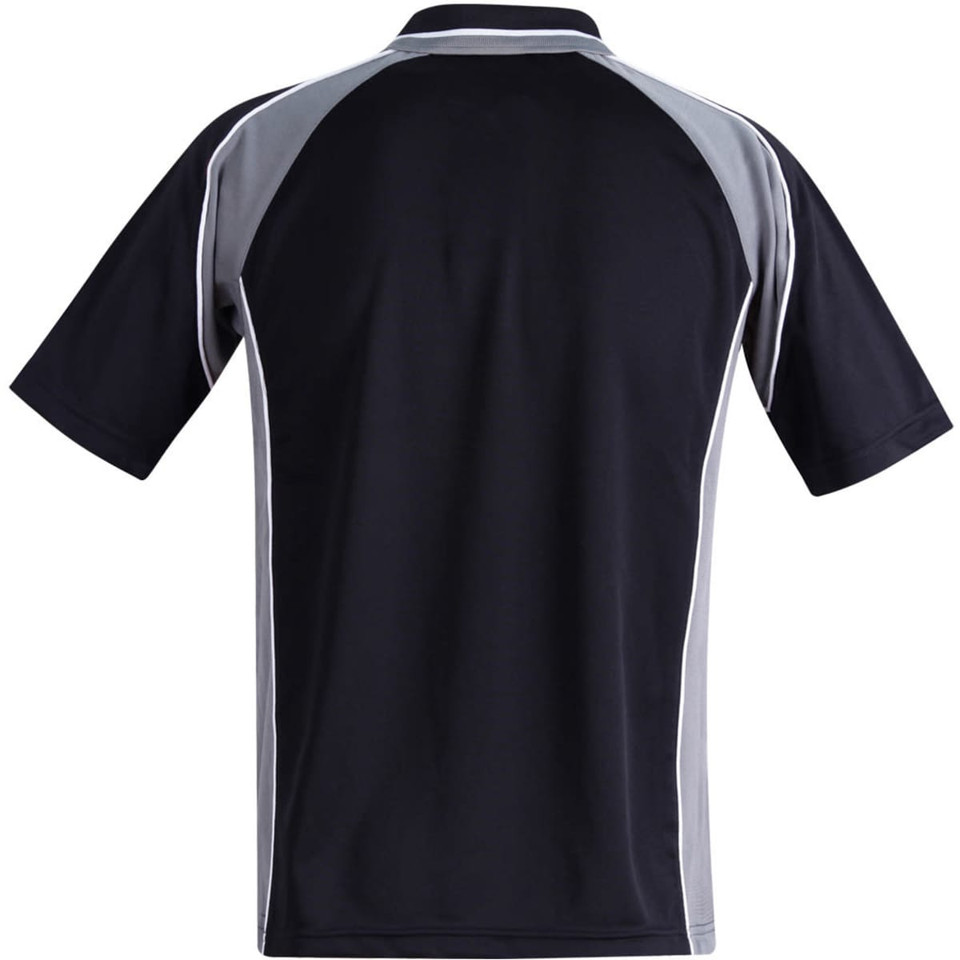 Kids' mini waffle CoolDry Polo