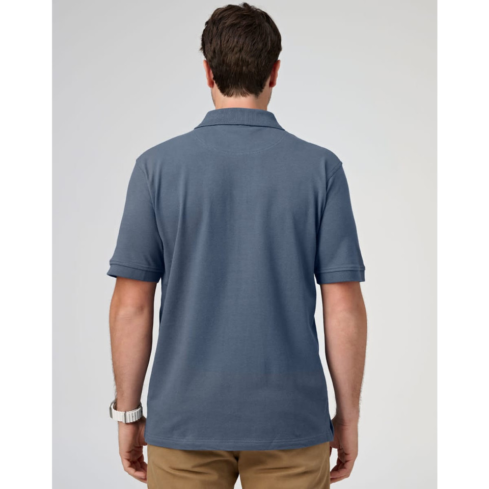 Men's cotton stretch polo