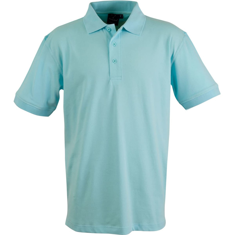 Men's cotton stretch polo
