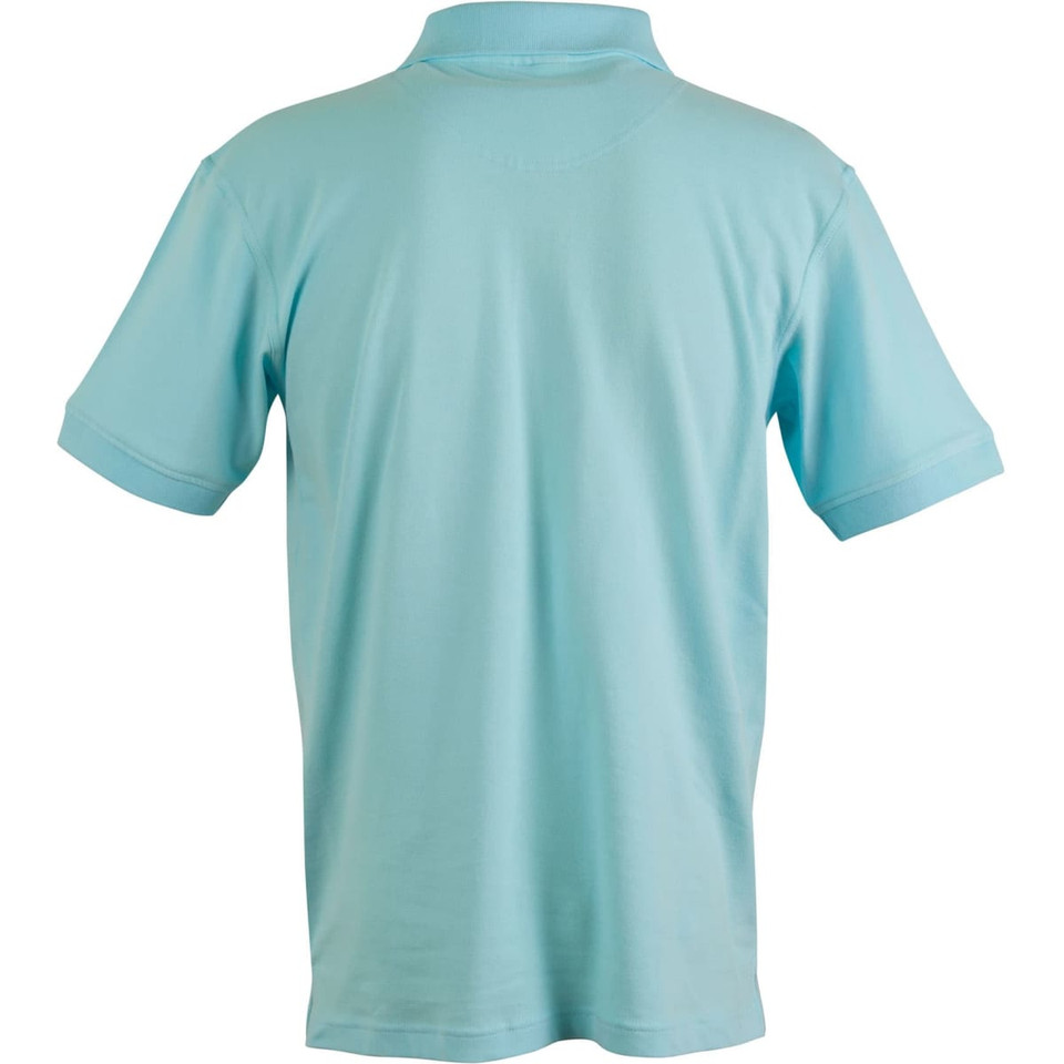 Men's cotton stretch polo