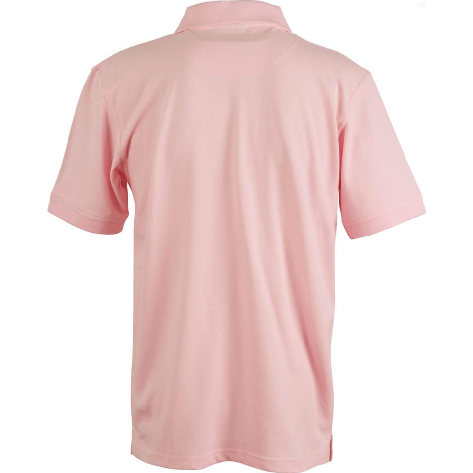 Men's cotton stretch polo