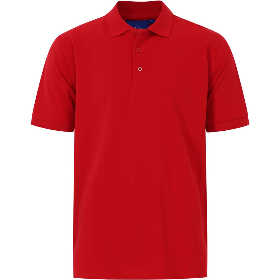 Men's cotton stretch polo