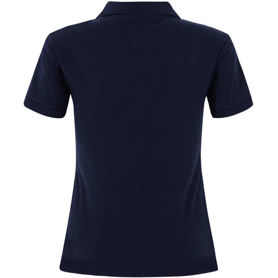 ladies cotton stretch polo