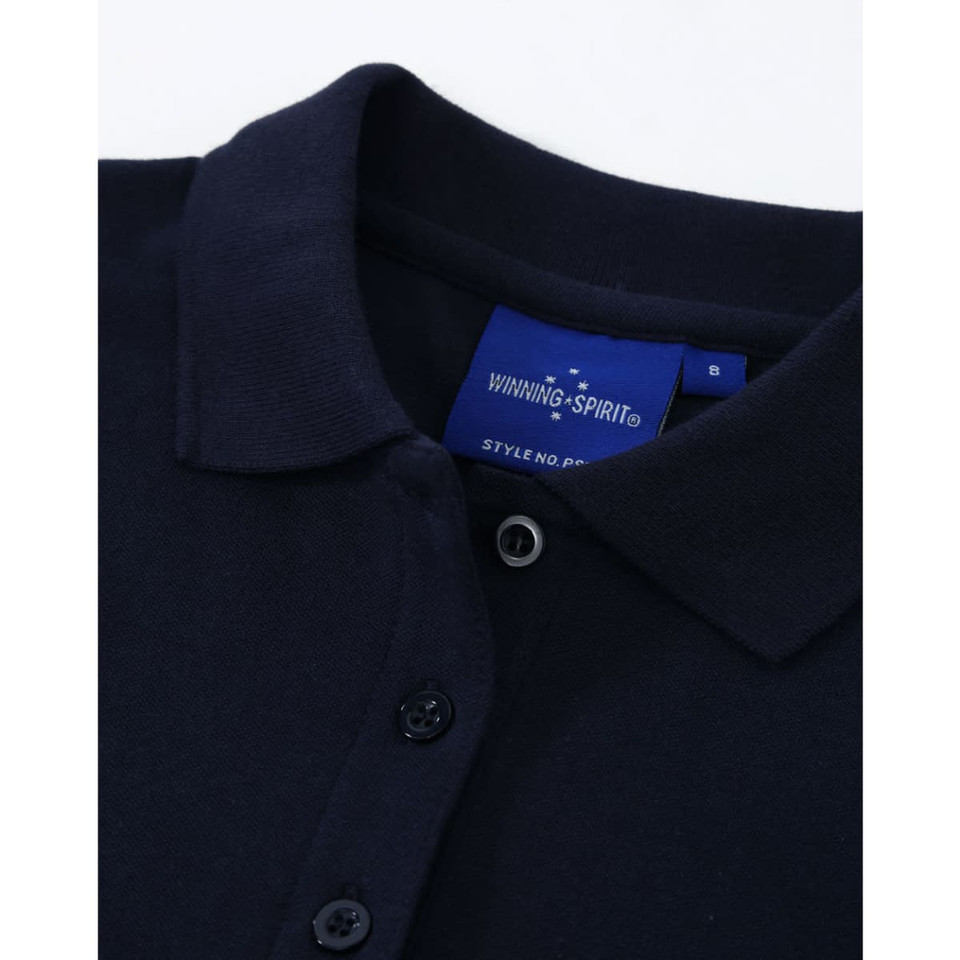 ladies cotton stretch polo