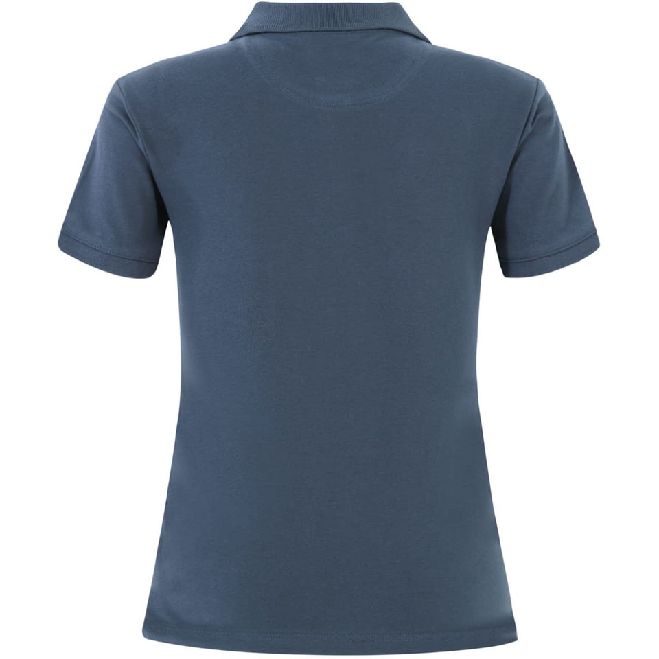 ladies cotton stretch polo