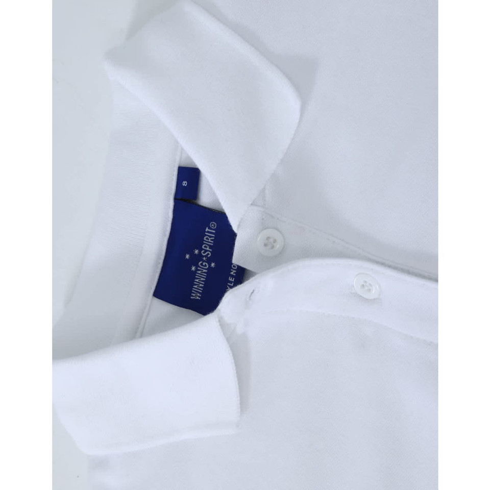 ladies cotton stretch polo