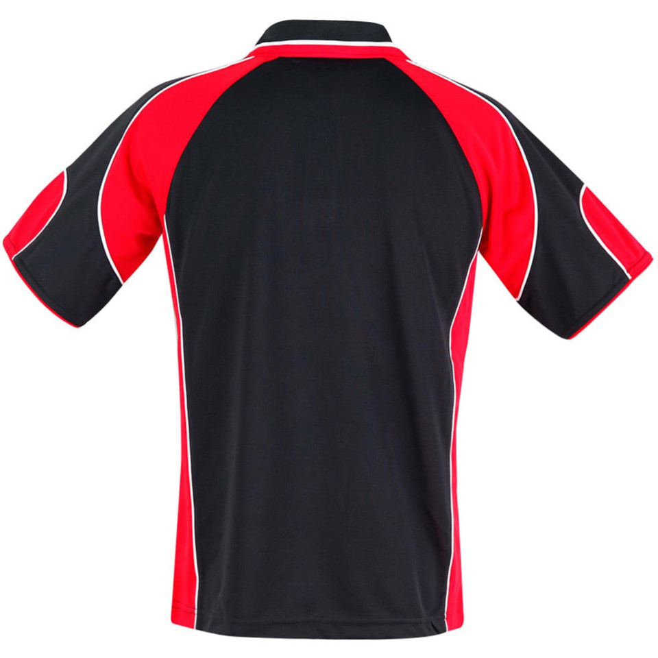 Men's Cooldry Contrast Polo With Sleeve Panel