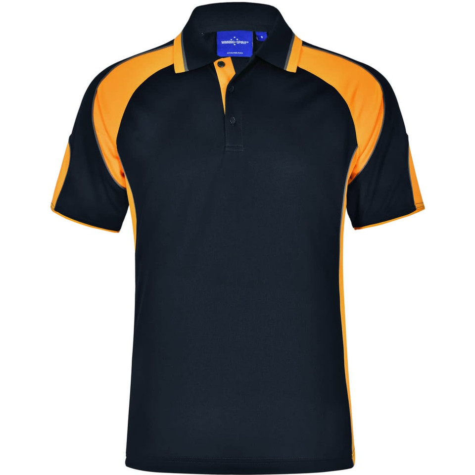 Men's Cooldry Contrast Polo With Sleeve Panel