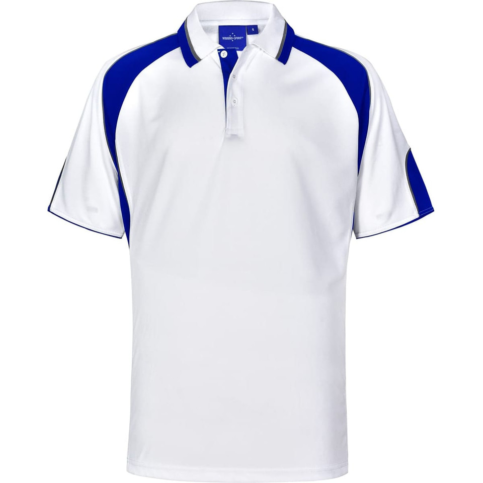 Men's Cooldry Contrast Polo With Sleeve Panel