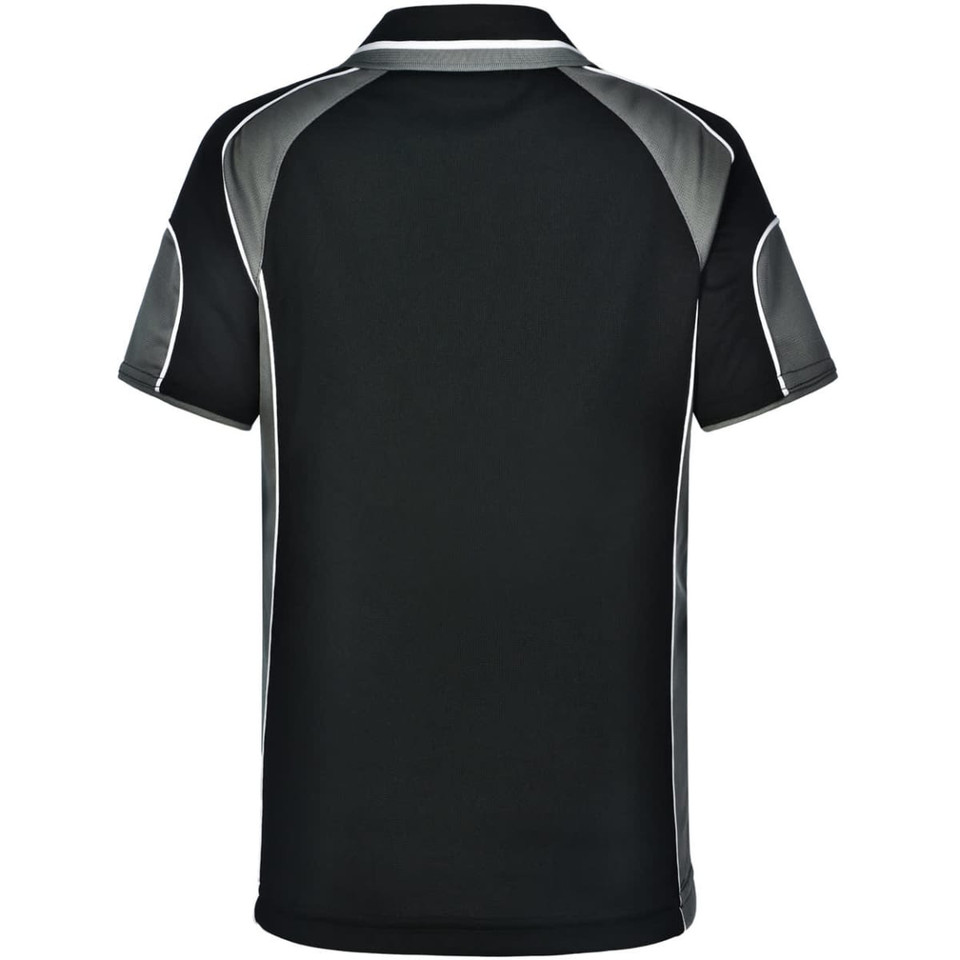 Kid's Cooldry Contrast Polo With Sleeve Panel