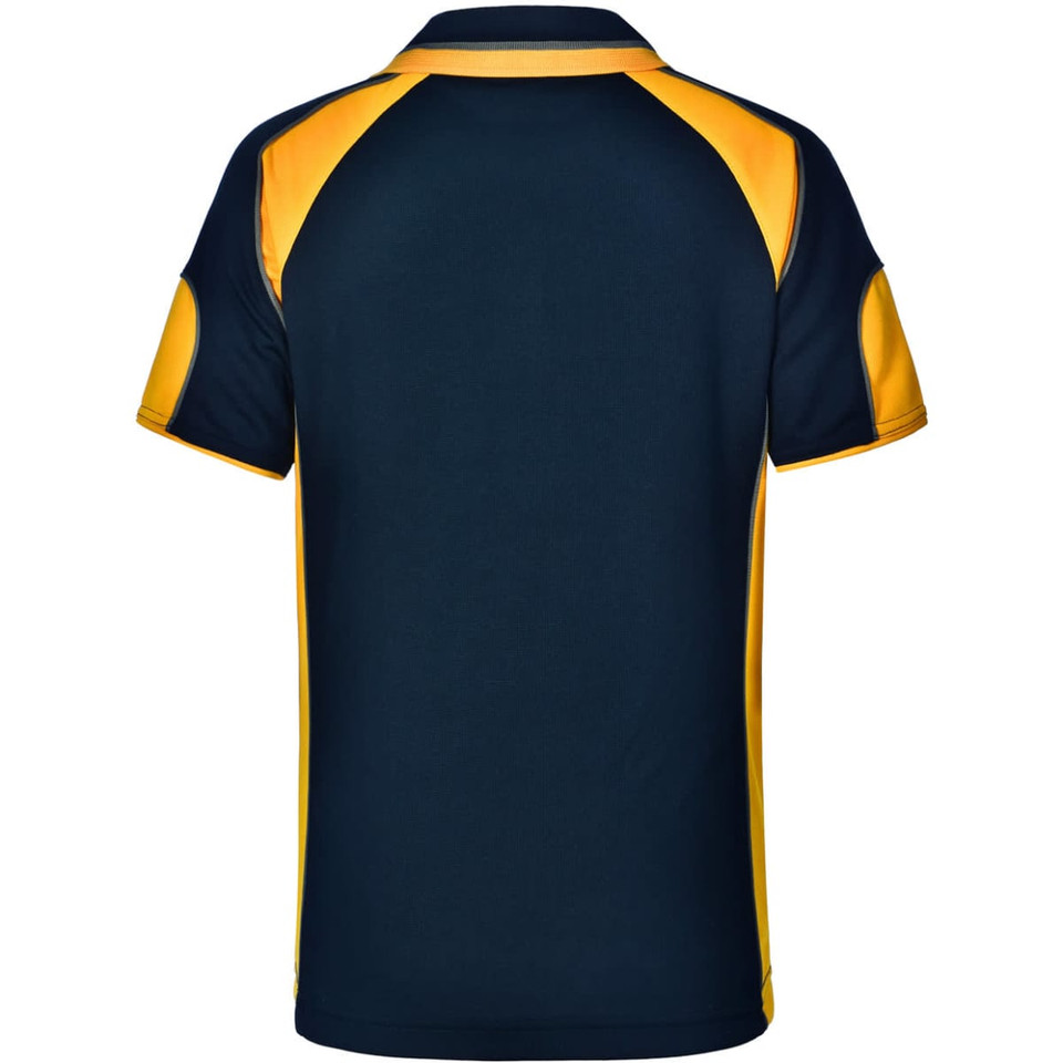 Kid's Cooldry Contrast Polo With Sleeve Panel