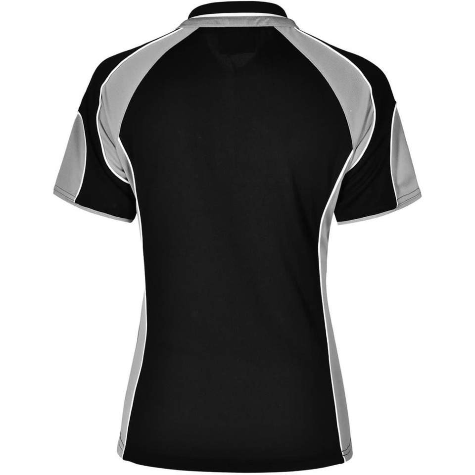 Ladies' Cooldry Contrast Polo With Sleeve Panel