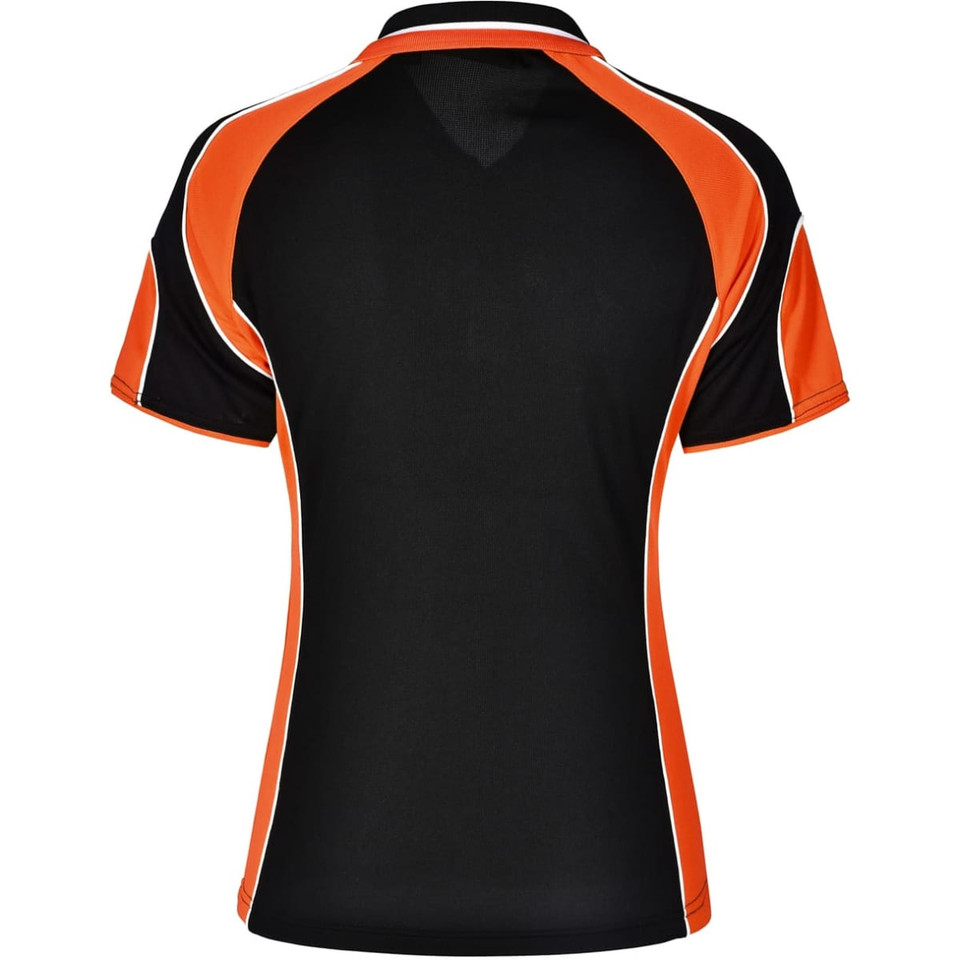 Ladies' Cooldry Contrast Polo With Sleeve Panel