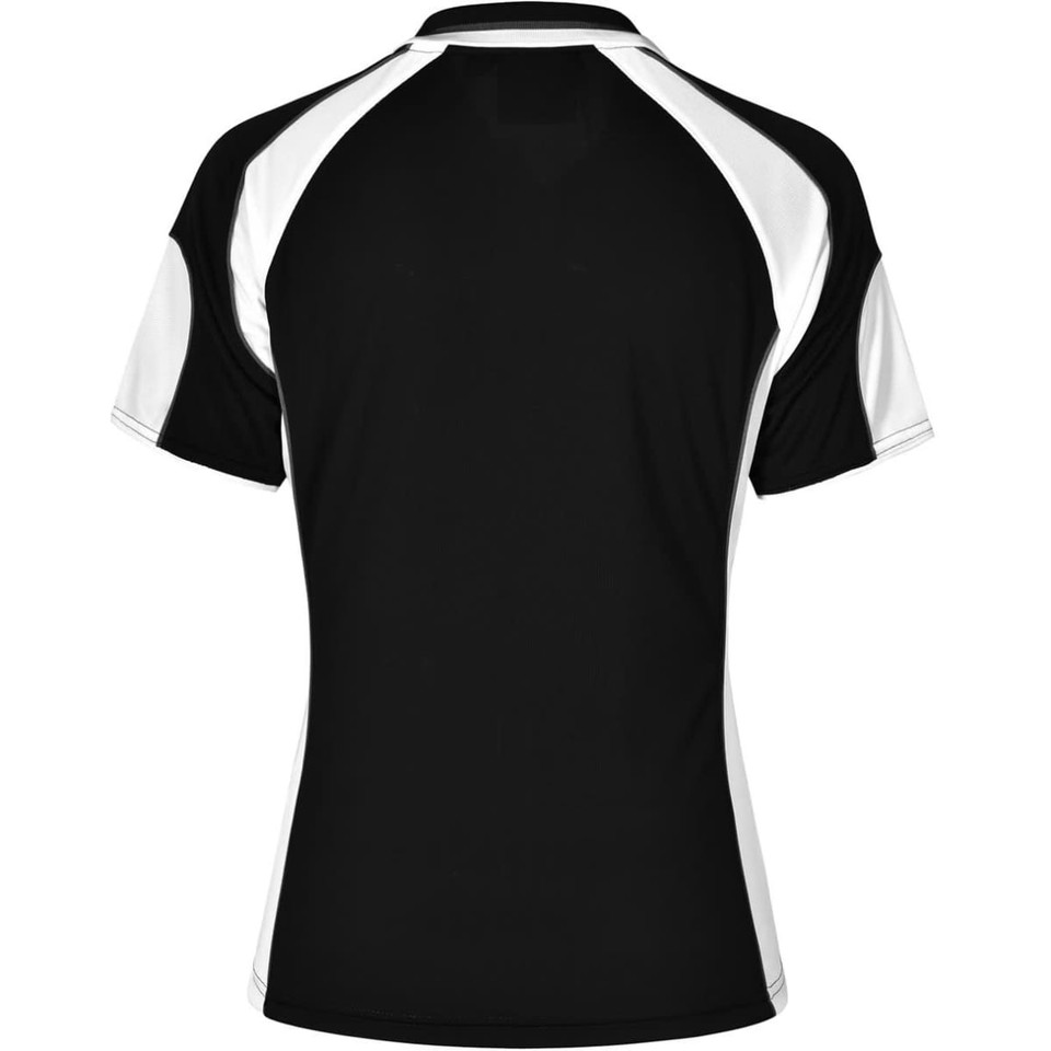 Ladies' Cooldry Contrast Polo With Sleeve Panel