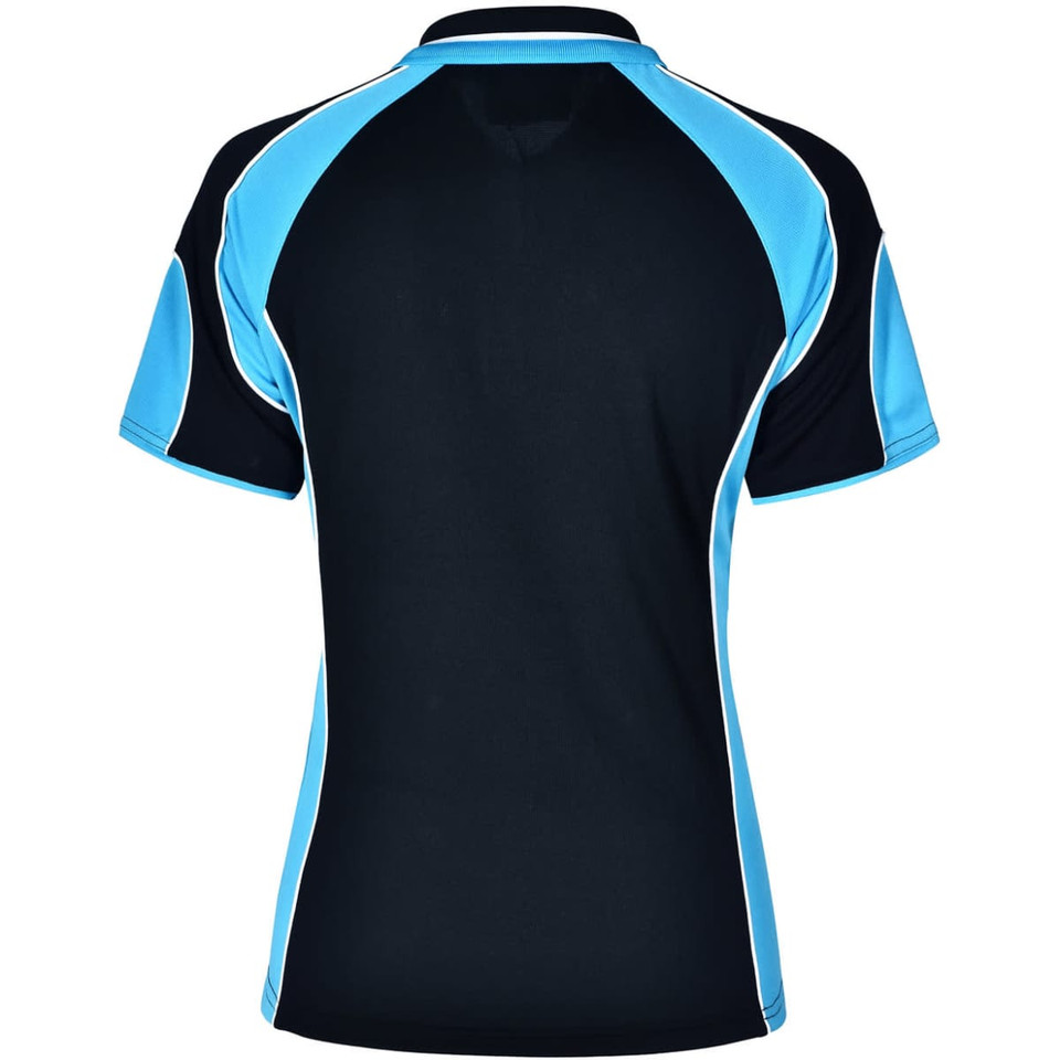 Ladies' Cooldry Contrast Polo With Sleeve Panel