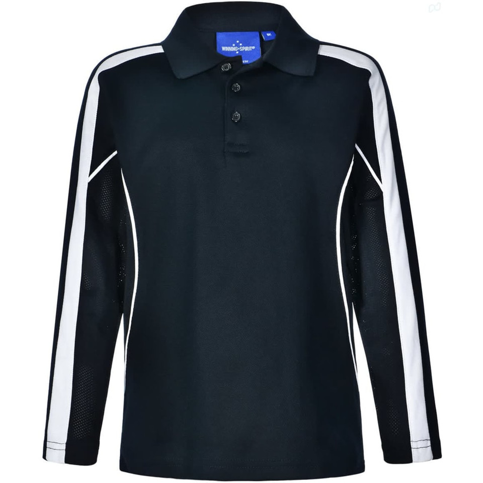 Kids' TrueDry Long Sleeve Polo