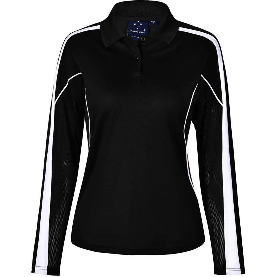 Ladies' TrueDry Long Sleeve Polo